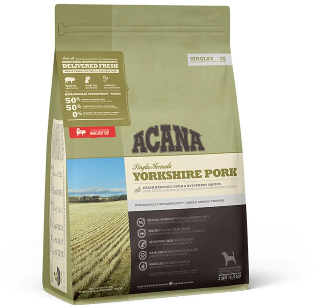 Acana Singles Yorkshire Pork Hondenvoer 2kg