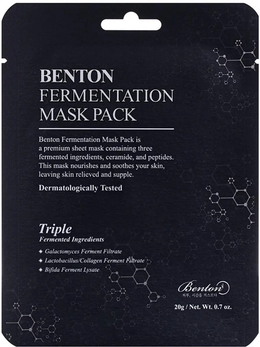 Benton Fermentation Mask Pack 20g - afbeelding 5 van 5