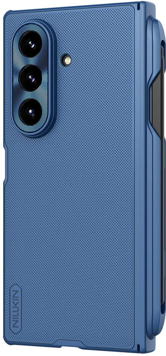 Nillkin Super Frosted Shield MagSafe Hoesje - Samsung Galaxy Z Fold 7 Pen Edition - Blauw - afbeelding 6 van 6