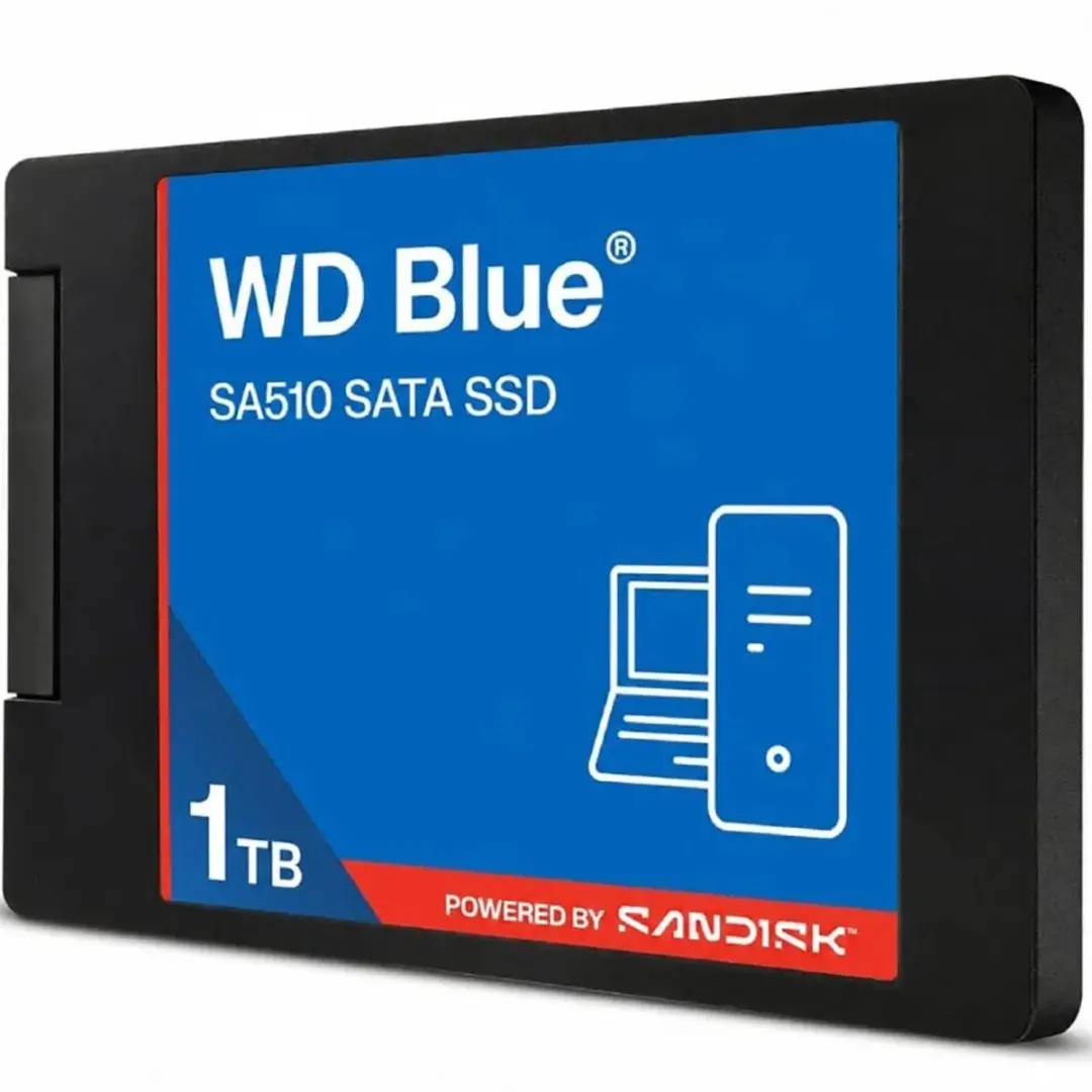 SanDisk WD Blue SA510 WDS100T5B0A-00LMP0 SSD - Zwart - afbeelding 2 van 2