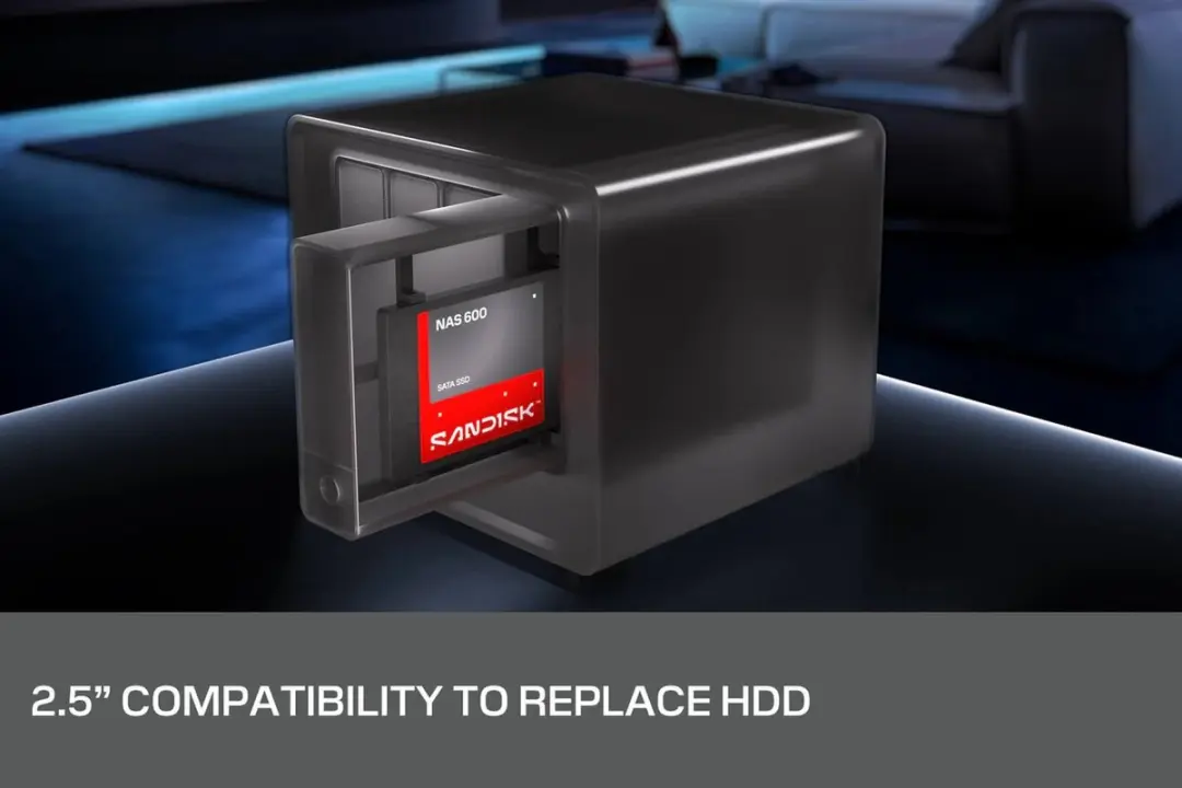 SanDisk NAS 600 SDSNS2100TAB-000G0 SSD - 1TB - afbeelding 2 van 6