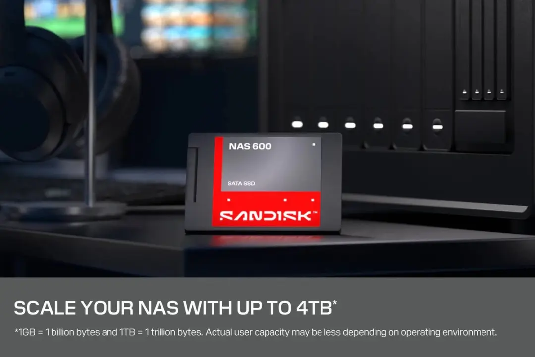 SanDisk NAS 600 SDSNS2100TAB-000G0 SSD - 1TB - afbeelding 3 van 6