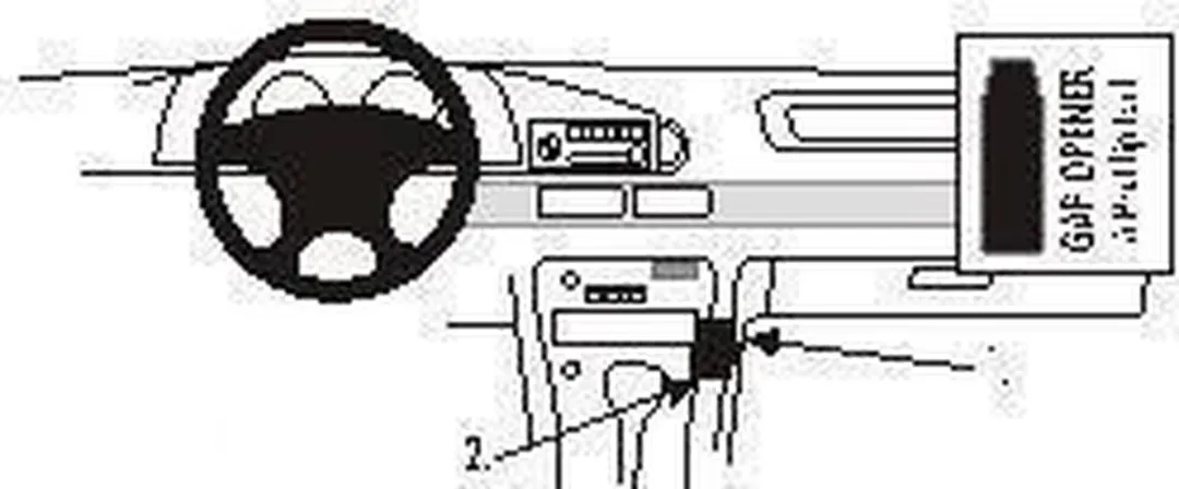 Brodit ProClip 852257 Universeel Telefoonhouder