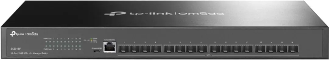 TP-Link Omada SX3016F netwerk-switch Managed L2+/L3 Zwart