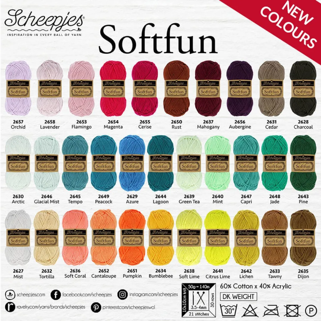 Scheepjes Softfun 50g Butterscotch