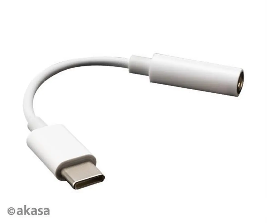 Akasa AK-CBCA27-10WH Audio-adapter USB-C naar Jack