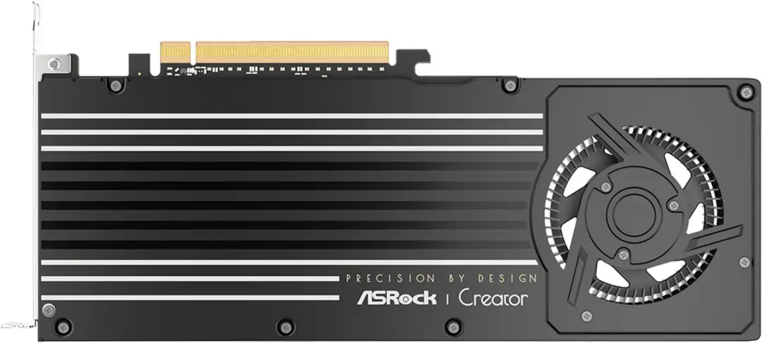ASRock Arc Pro B60 Creator 90-GA60ZZ-00UBNF Videokaart - Zwart - afbeelding 6 van 6