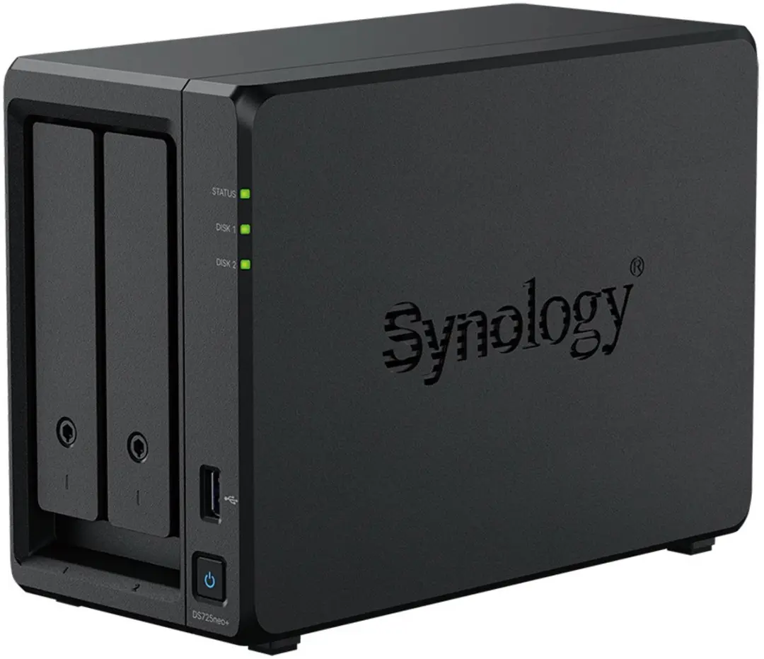Synology DiskStation DS725NEO+ NAS - Zwart - afbeelding 4 van 6