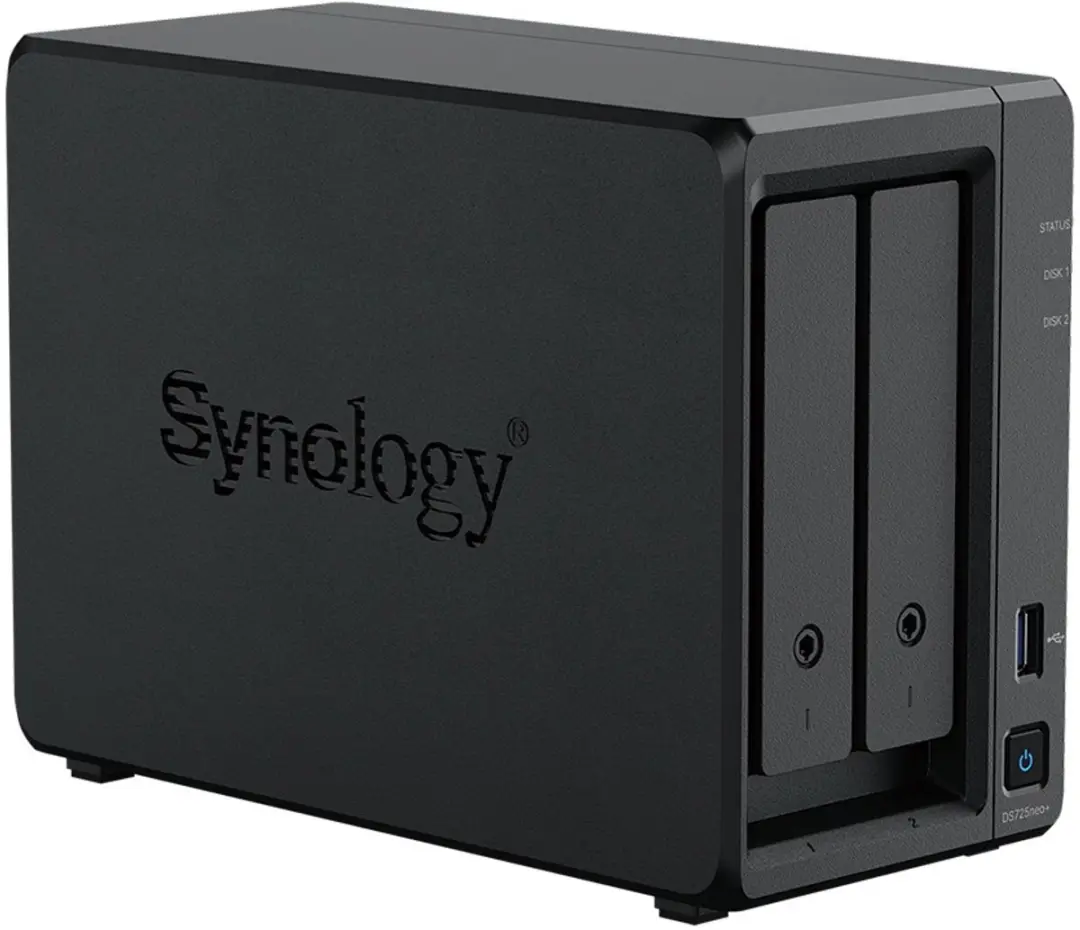 Synology DiskStation DS725NEO+ NAS - Zwart - afbeelding 2 van 6