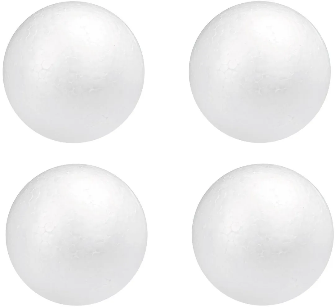 Glorex Hobby Piepschuim Ballen 5cm - 20 Stuks Wit