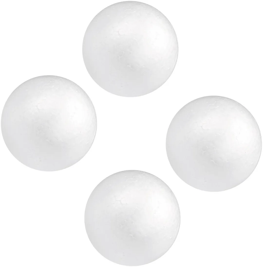 Glorex Hobby Piepschuim Ballen 5cm - 20 Stuks Wit