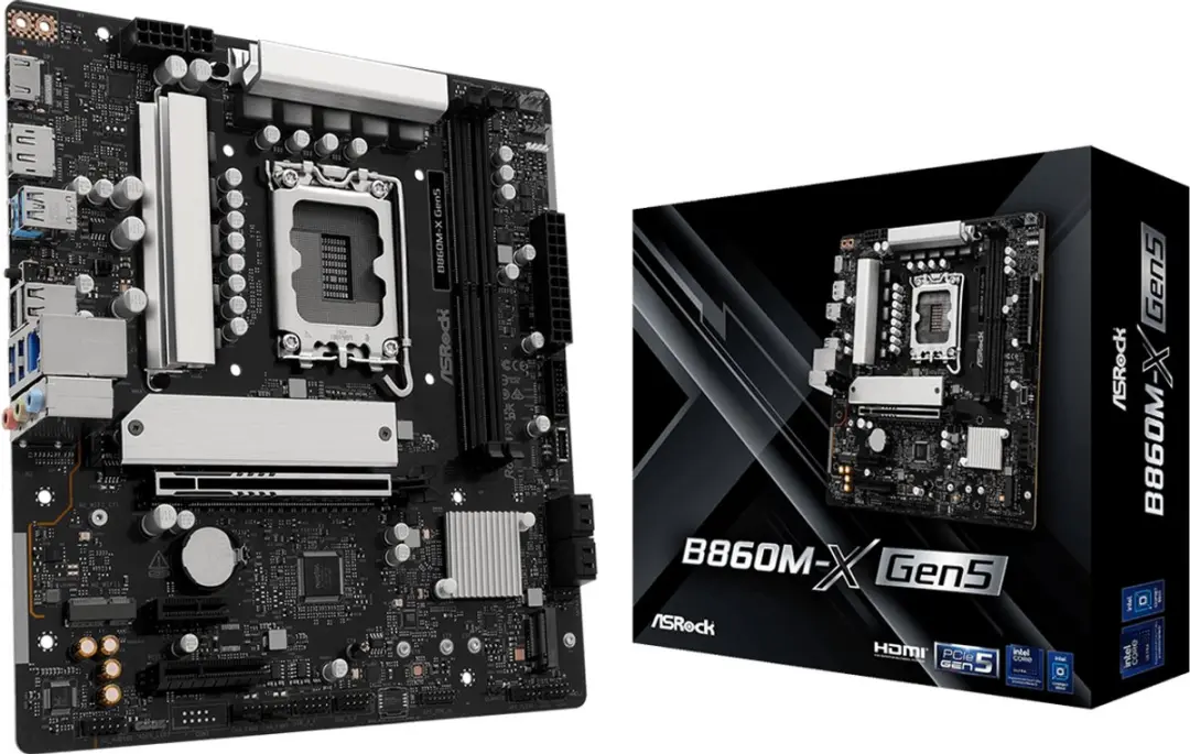 ASRock B860M-X Gen5 90-MXBSE-A0UAYZ Moederbord