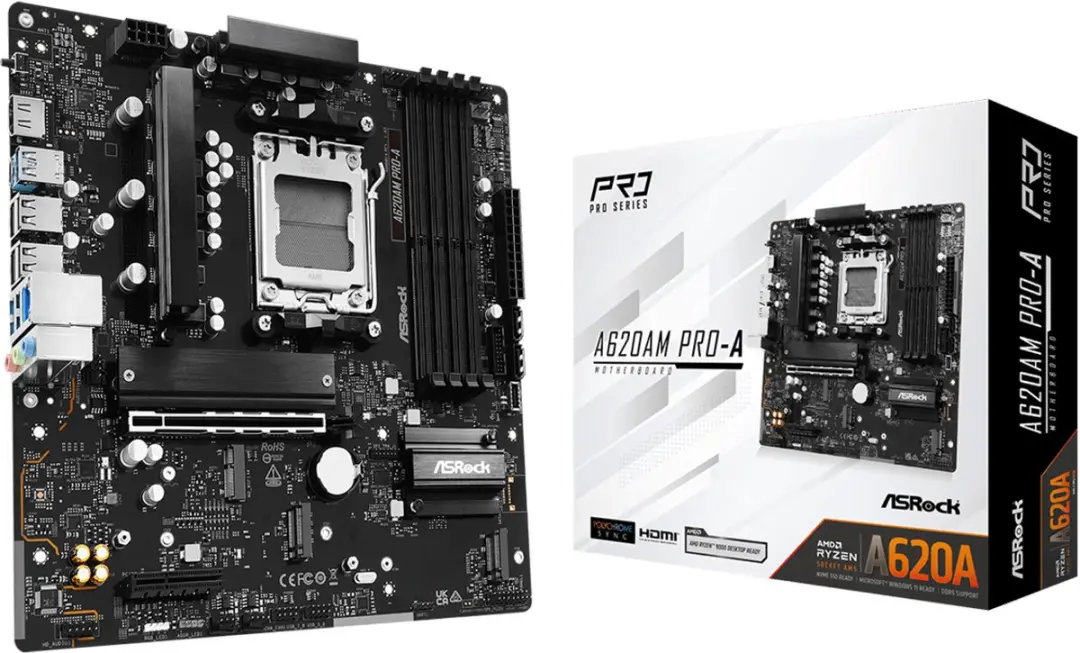 ASRock A620AM Pro-A 90-MXBSX0-A0UAYZ Moederbord