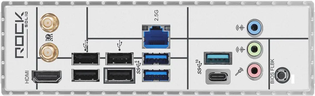 ASRock B850 Rock WiFi 7 Moederbord 90-MXBU20-A0UAYZ - afbeelding 2 van 5