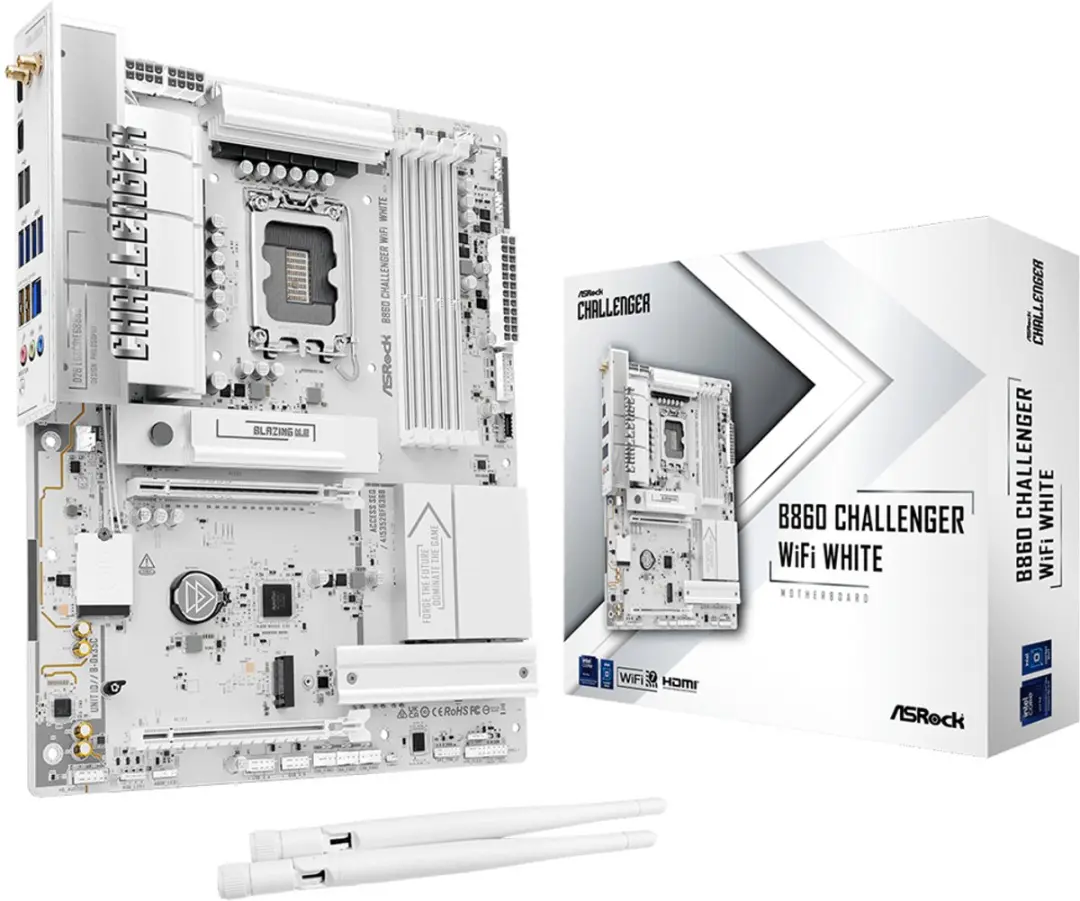 ASRock B860 Challenger WiFi 90-MXBUB0-A0UAYZ Moederbord