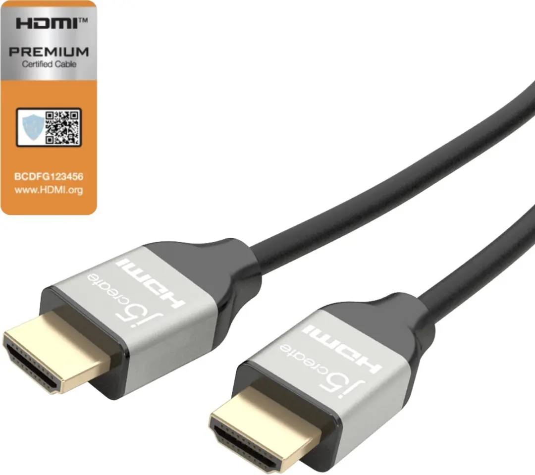 j5create JDC52-N Ultra HD 4K HDMI Kabel 2m - Zwart/Grijs - afbeelding 4 van 6