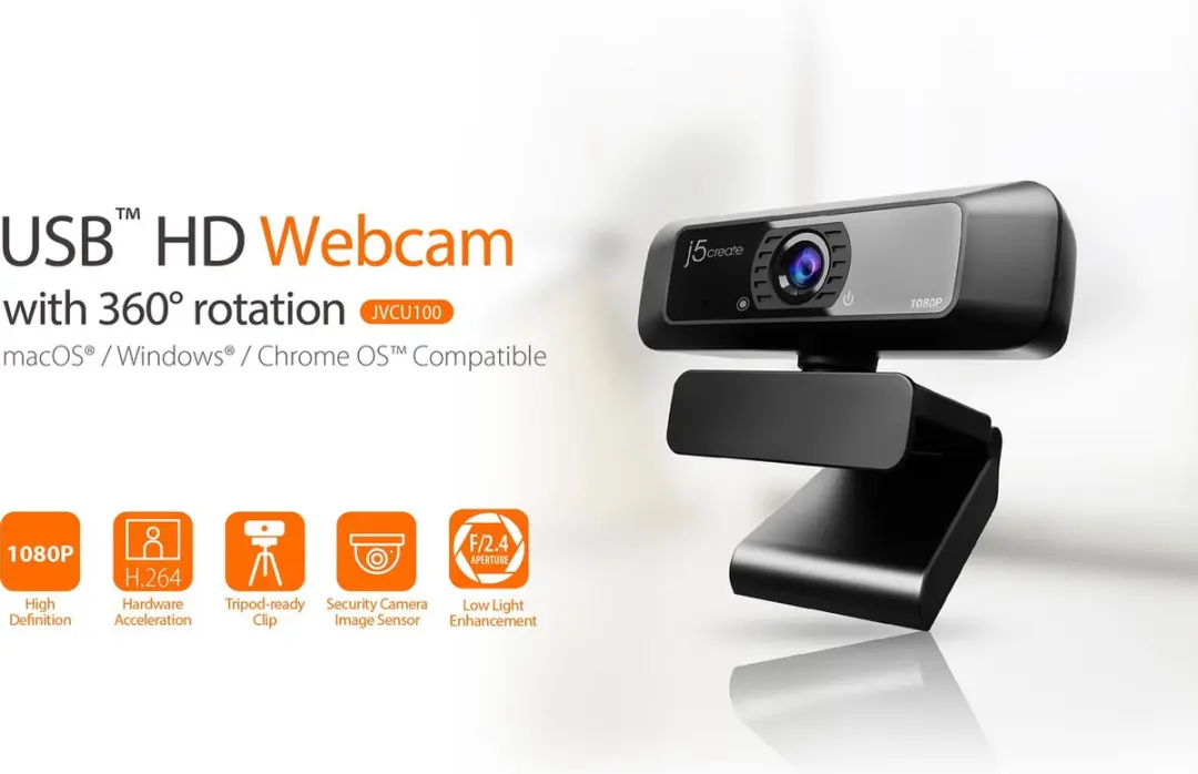 j5create JVCU100 HD Webcam