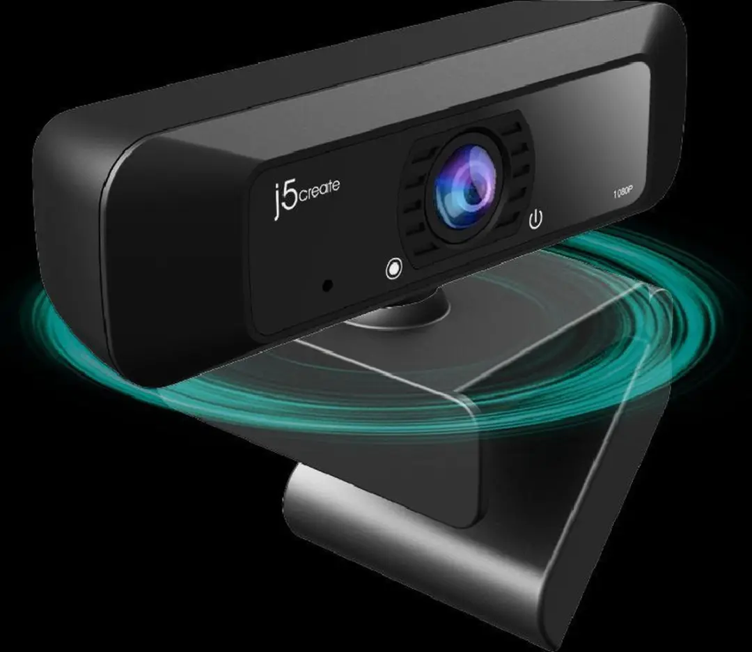 j5create JVCU100 HD Webcam - Zwart - afbeelding 5 van 6