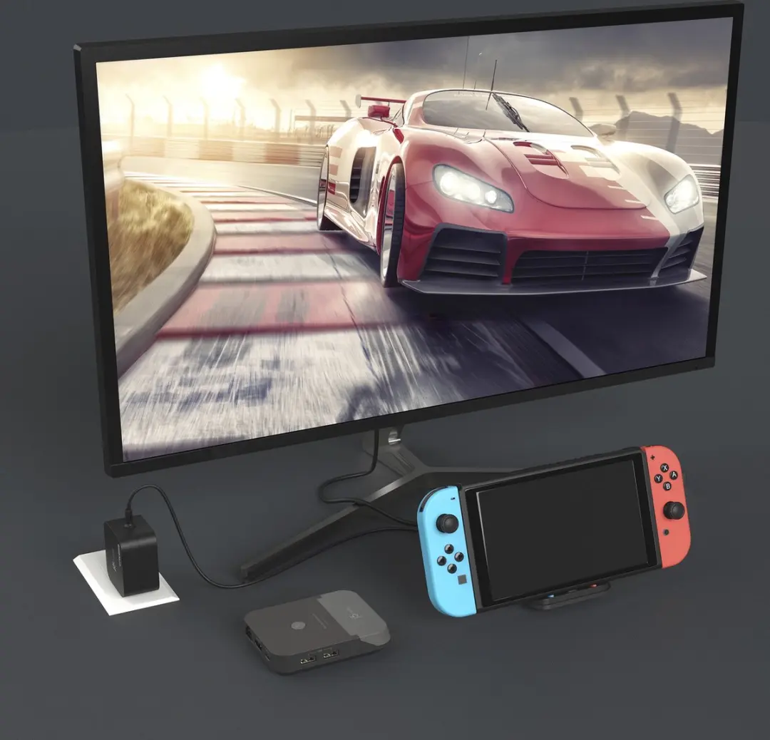 j5create JCD620-N Mini Dockingstation Nintendo Switch - Zwart - afbeelding 3 van 6