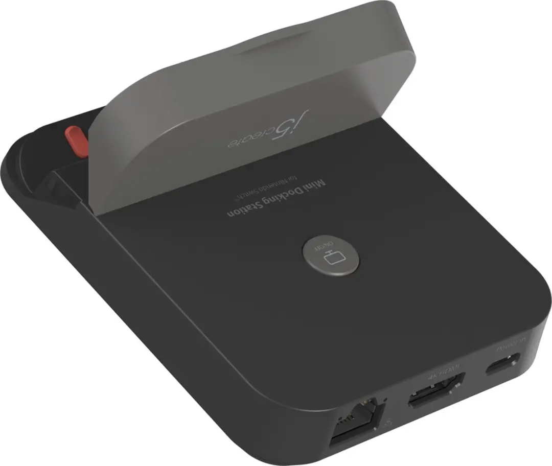 j5create JCD620-N Mini Dockingstation Nintendo Switch - Zwart - afbeelding 6 van 6