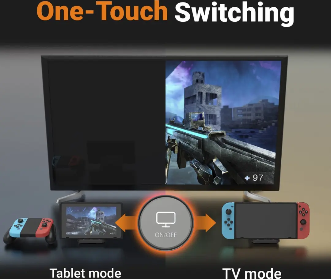 j5create JCD620-N Mini Dockingstation Nintendo Switch - Zwart - afbeelding 4 van 6