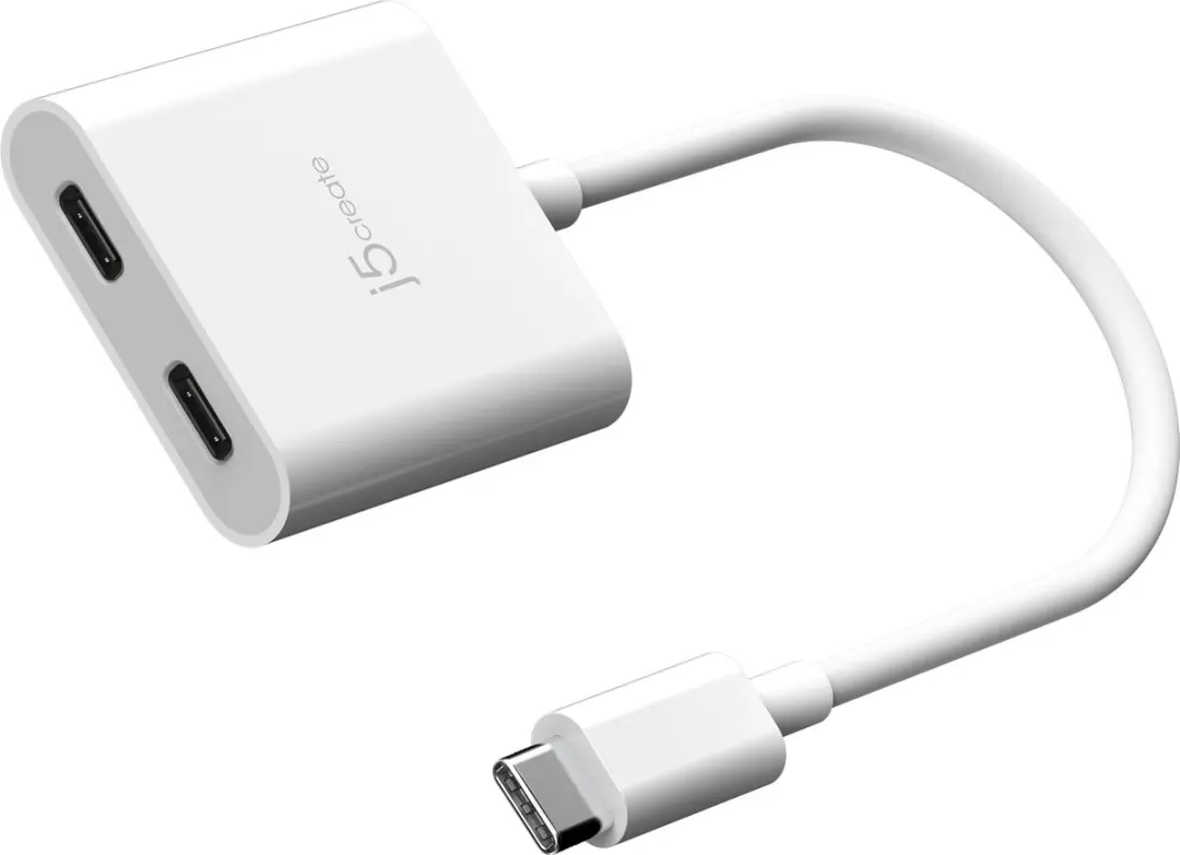 j5create USB-C® naar Dual USB-C® met Video of Power Delivery