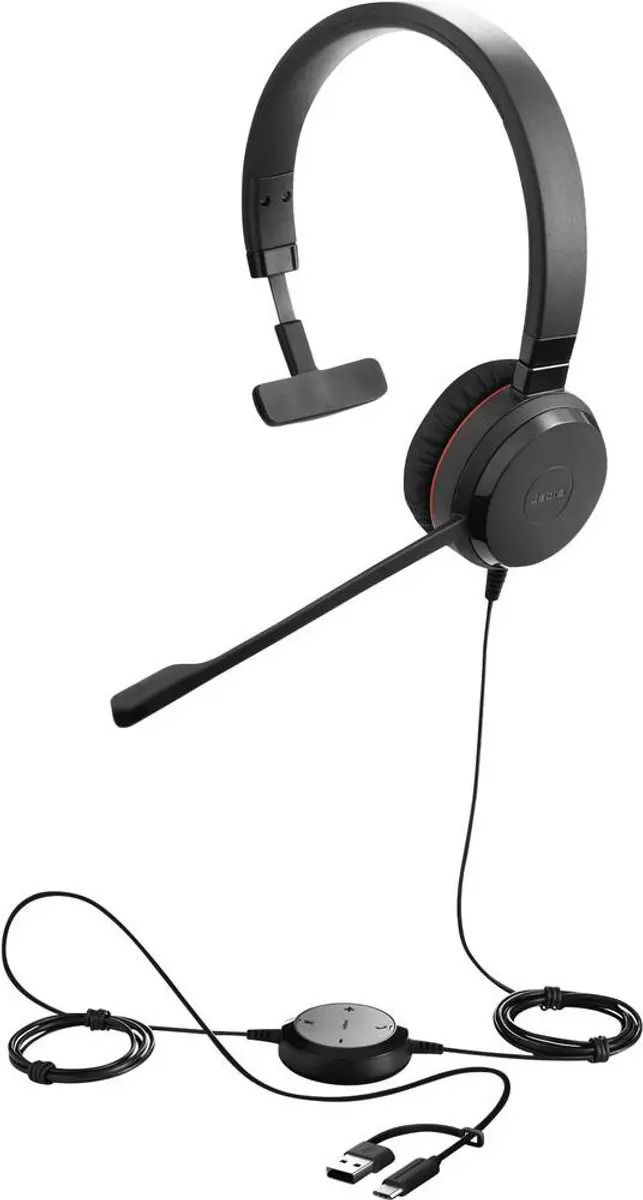 Jabra Evolve 30 II 5393-829-369 Headset - Zwart - afbeelding 6 van 6