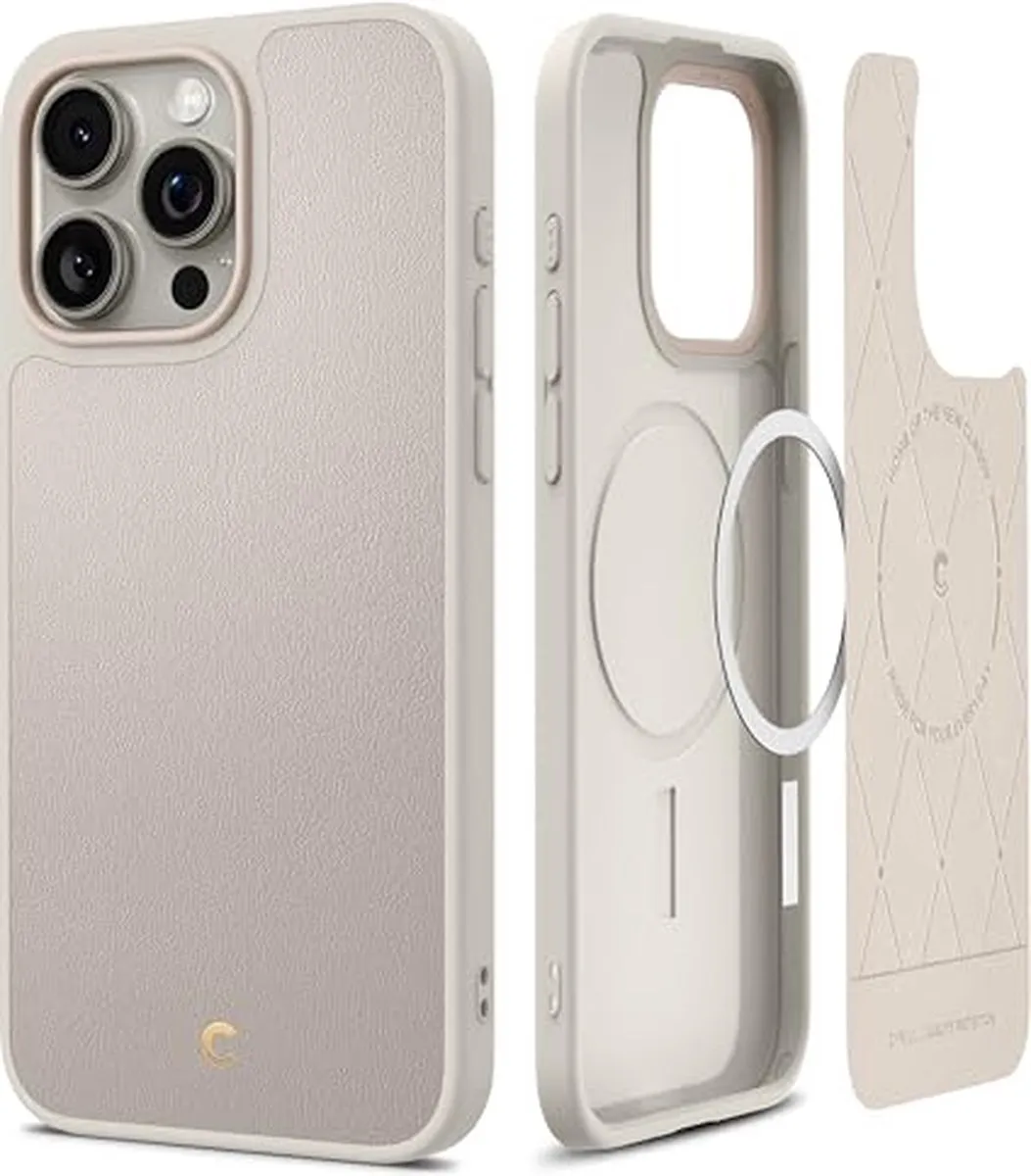 Spigen Cyrill Kajuk iPhone 15 Pro Max Hoesje ACS06633 - Bruin