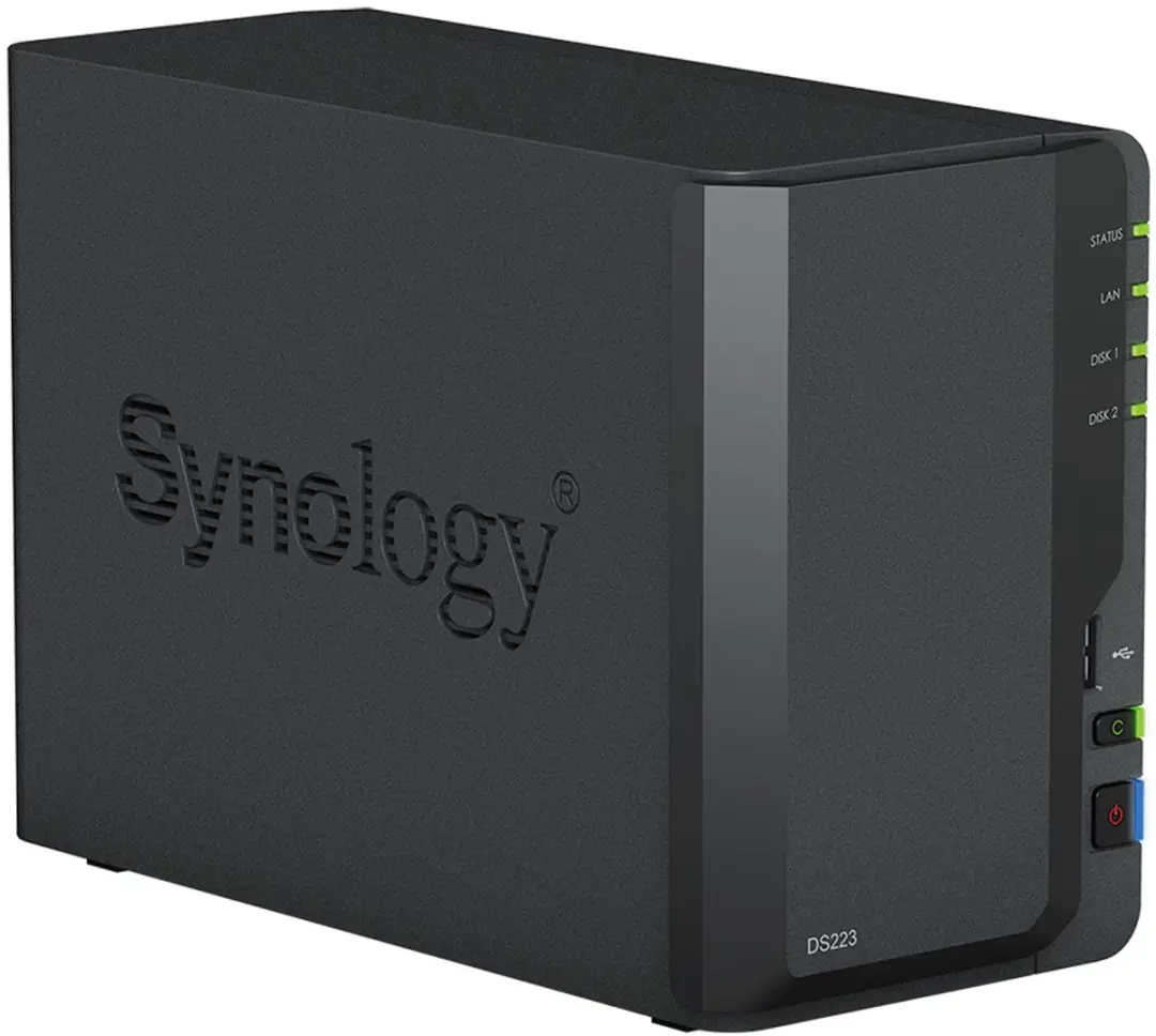 Synology DS223-24SYN NAS - 2x 4TB - Zwart - afbeelding 2 van 6