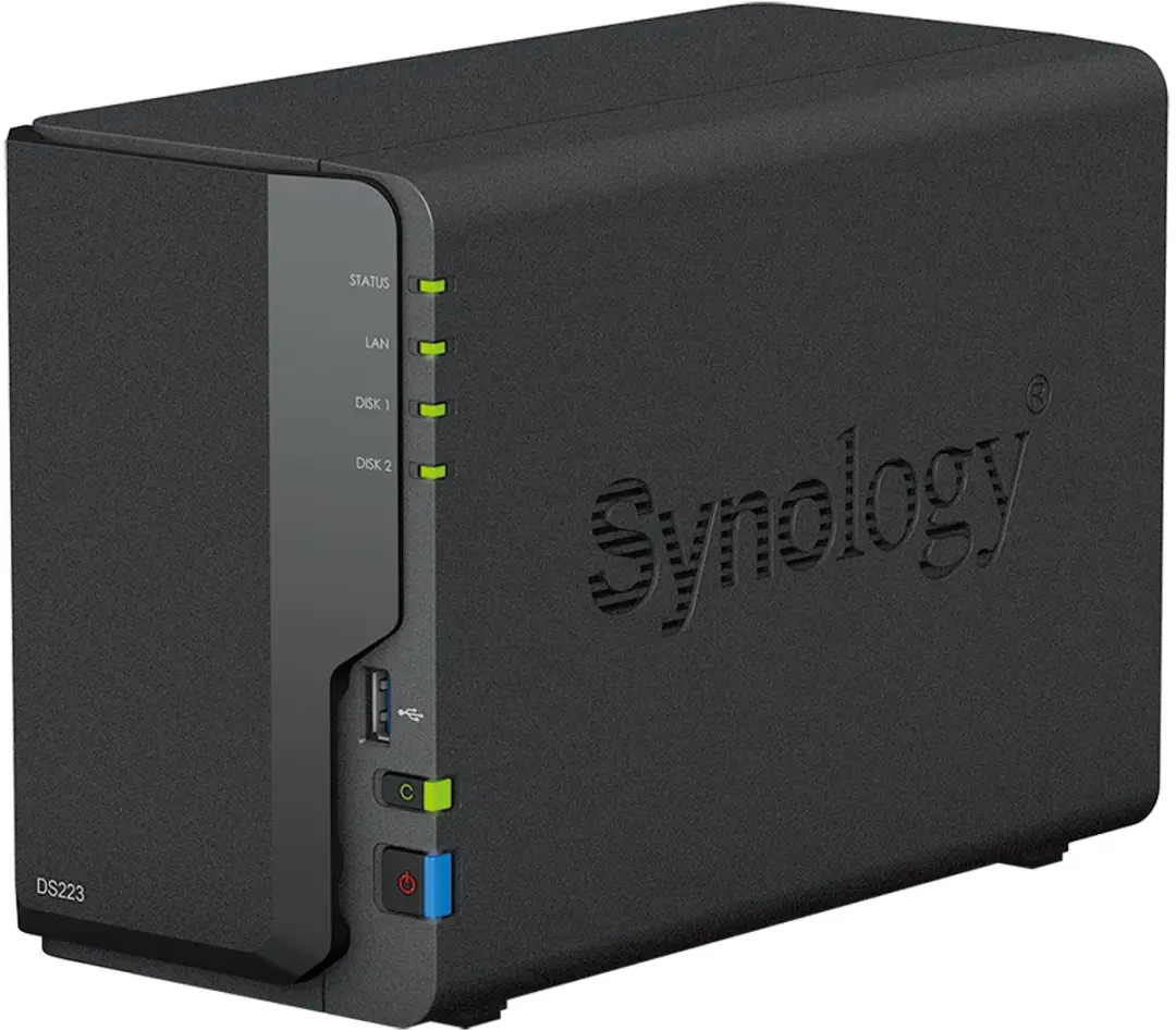Synology DS223-24SYN NAS - 2x 4TB - Zwart - afbeelding 4 van 6