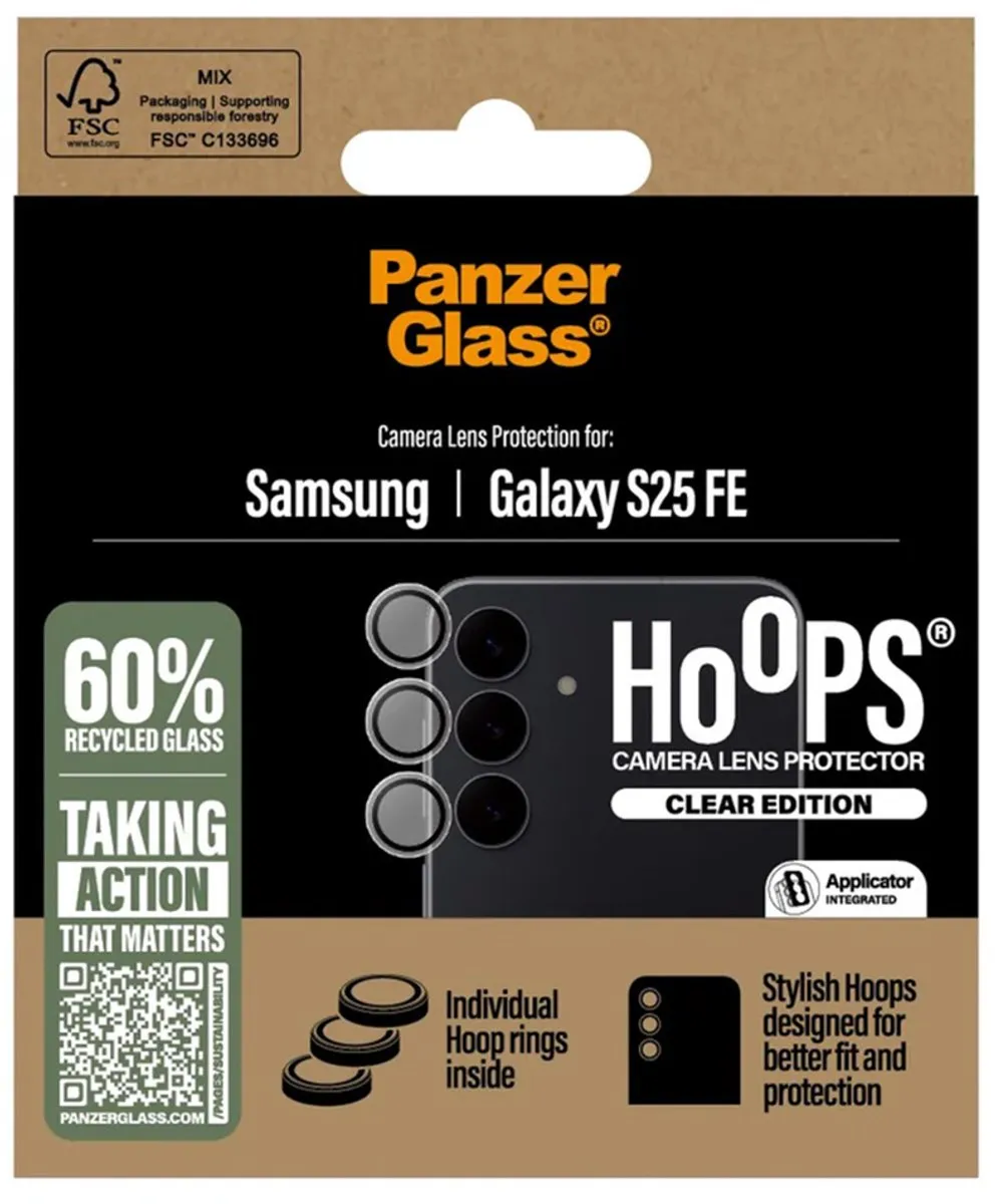PanzerGlass Hoops PG64076 Camera Lens Protector - Samsung Galaxy S25 FE