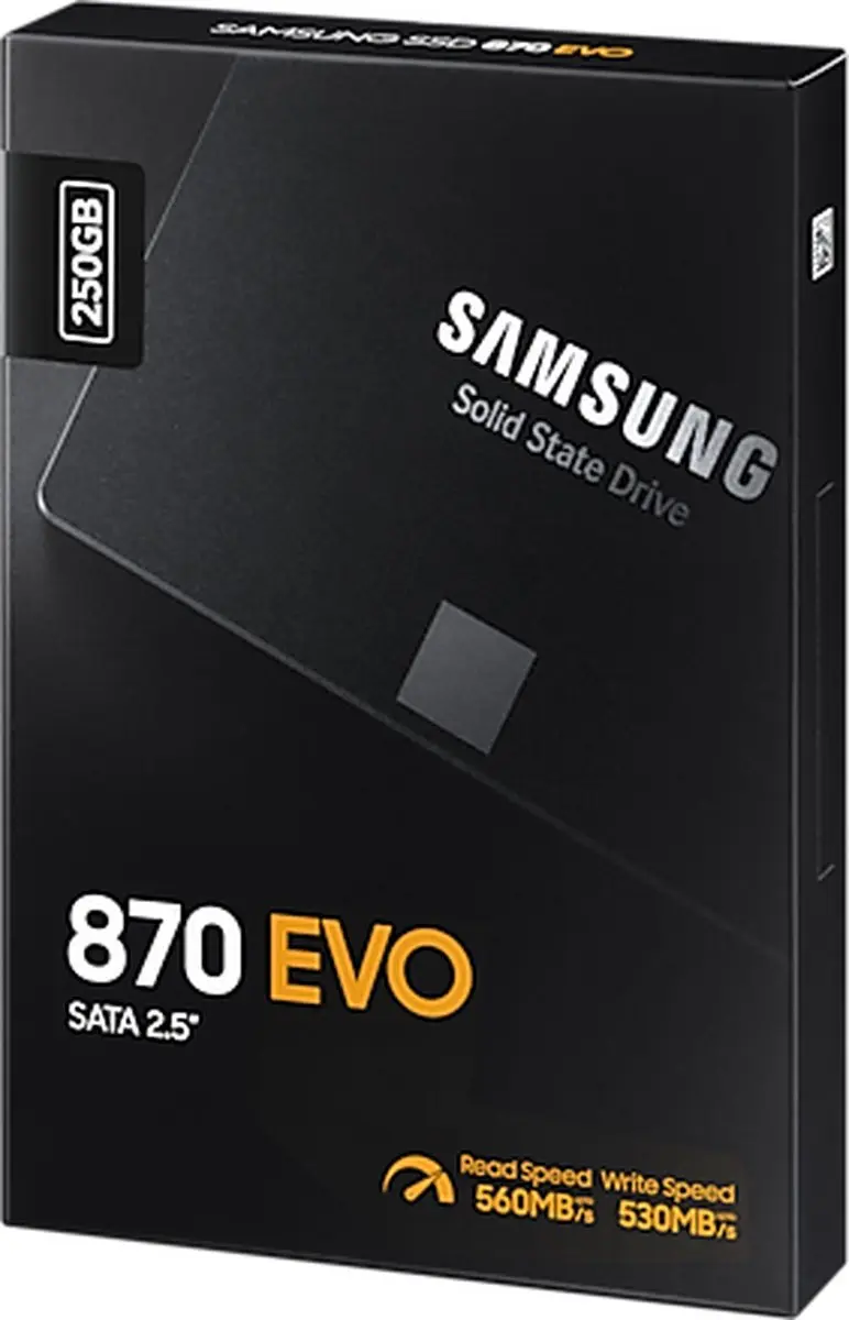Samsung 870 EVO MZ-77E250BW SSD - afbeelding 2 van 6