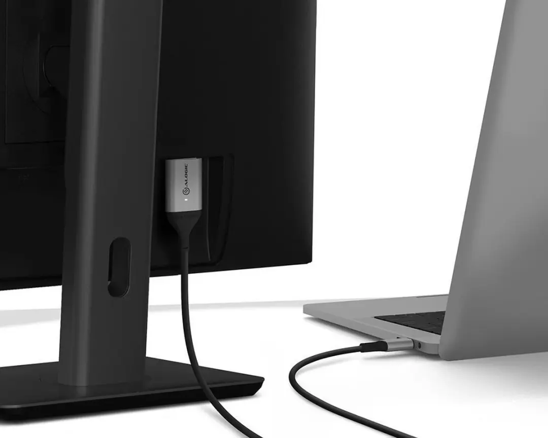 ALOGIC ULCHD02-SGR USB-C naar HDMI Kabel 2 m - Zwart/Grijs - afbeelding 3 van 4