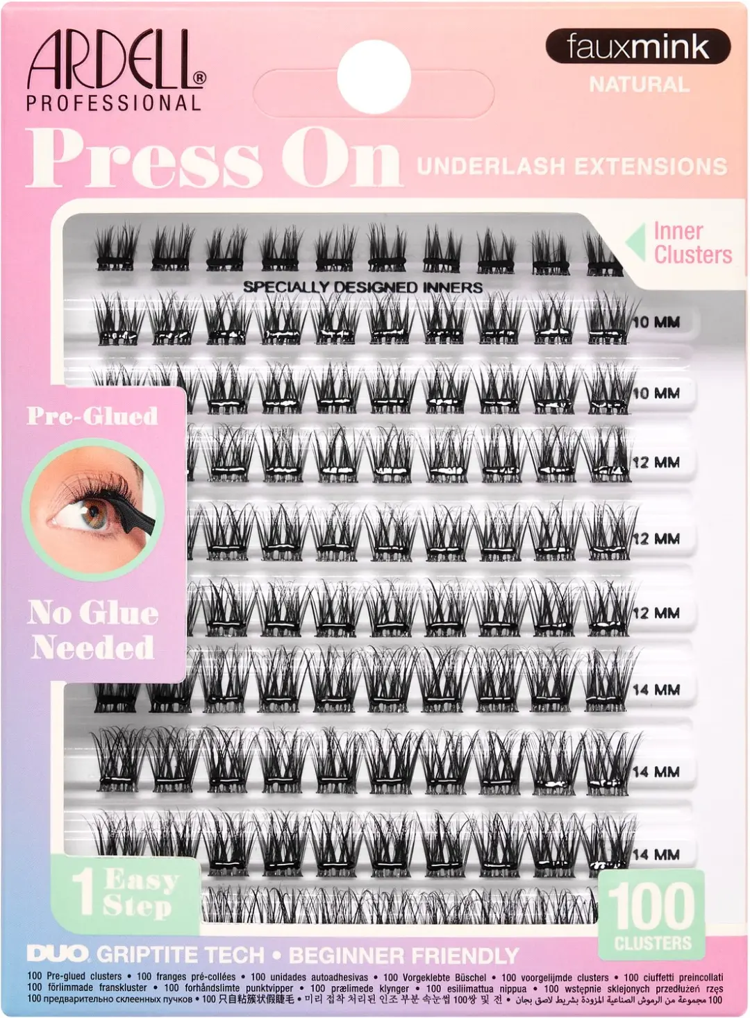 ARDELL PRESS ON FXMK NAT 100 CT