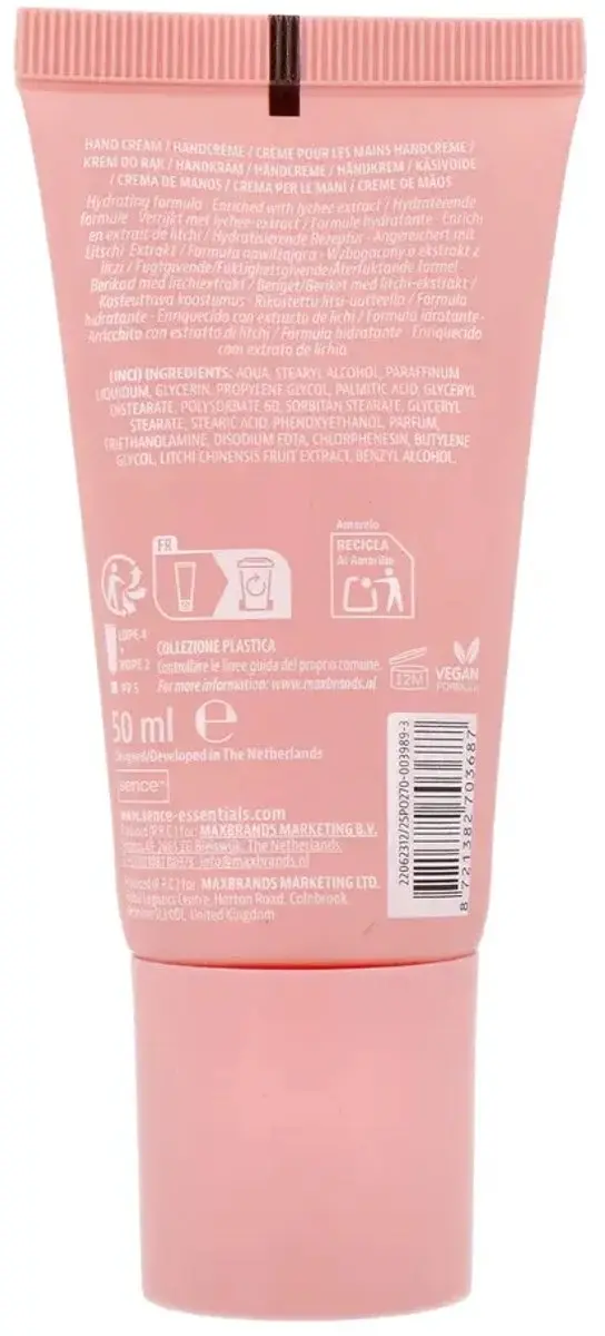 Sence Hydrating Hand Cream Lychee - 50ml - afbeelding 2 van 2