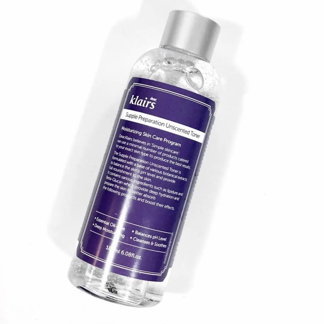 Klairs Supple Preparation Unscented Toner 180ml - afbeelding 6 van 6