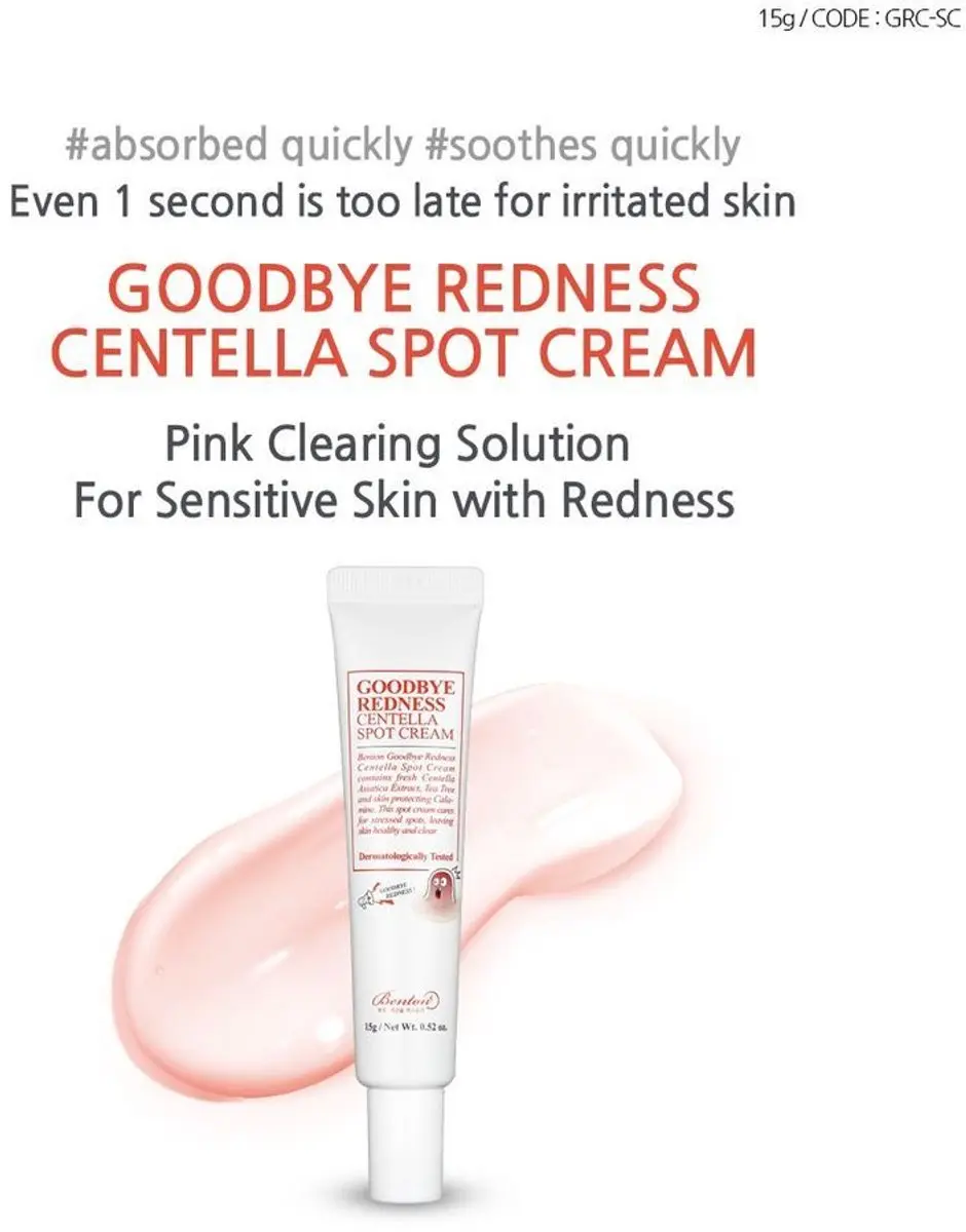 Benton Goodbye Redness Centella Spot Cream - 15g - afbeelding 4 van 6