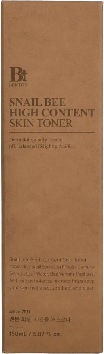 Benton Snail Bee High Content Skin Toner 150ml - afbeelding 2 van 2