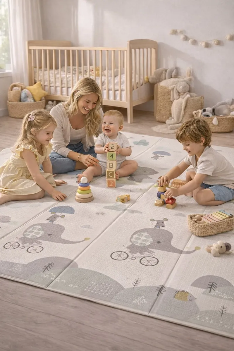 Jack Favorite Toys Speelmat Walvis & Bosrijk Thema 150x200cm - Extra Dik - afbeelding 6 van 6