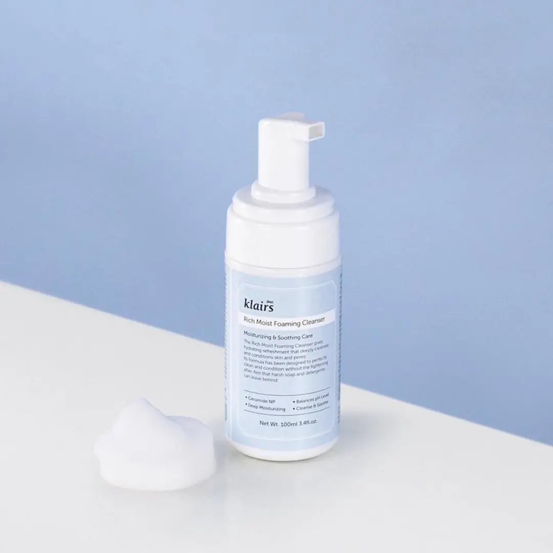 Klairs Rich Moist Foaming Cleanser 100ml - afbeelding 3 van 6