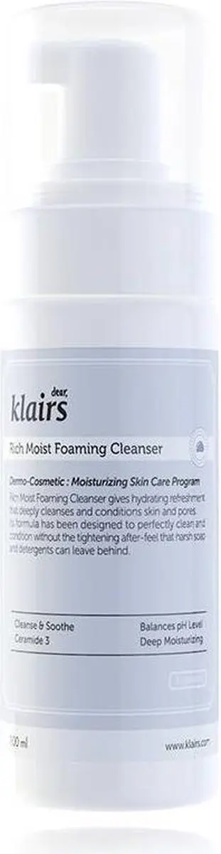 Klairs Rich Moist Foaming Cleanser 100ml - afbeelding 5 van 6