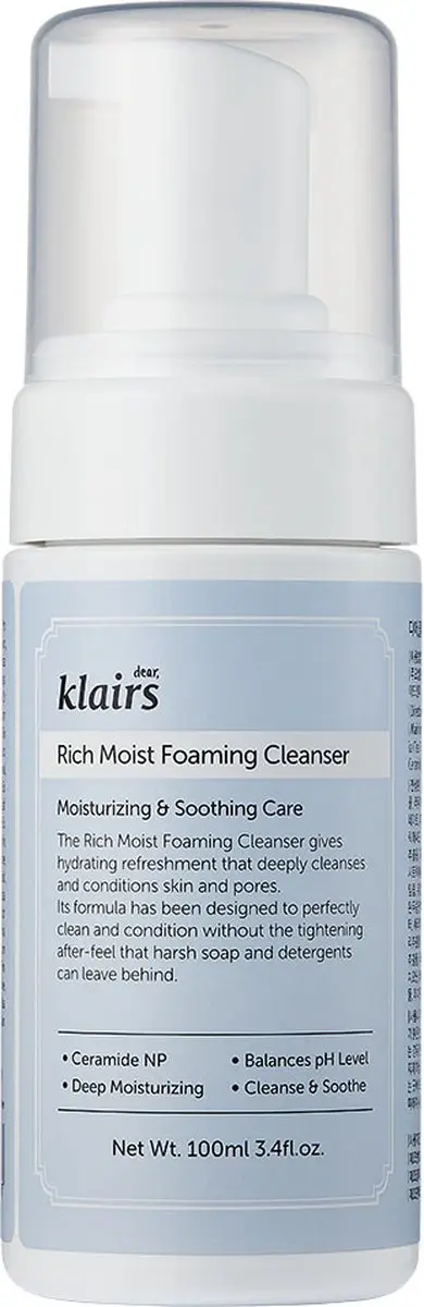 Klairs Rich Moist Foaming Cleanser 100ml