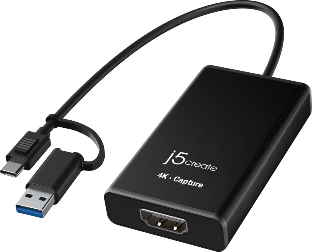 j5create JVA11-N 4K HDMI Capture-adapter - Zwart - afbeelding 5 van 6