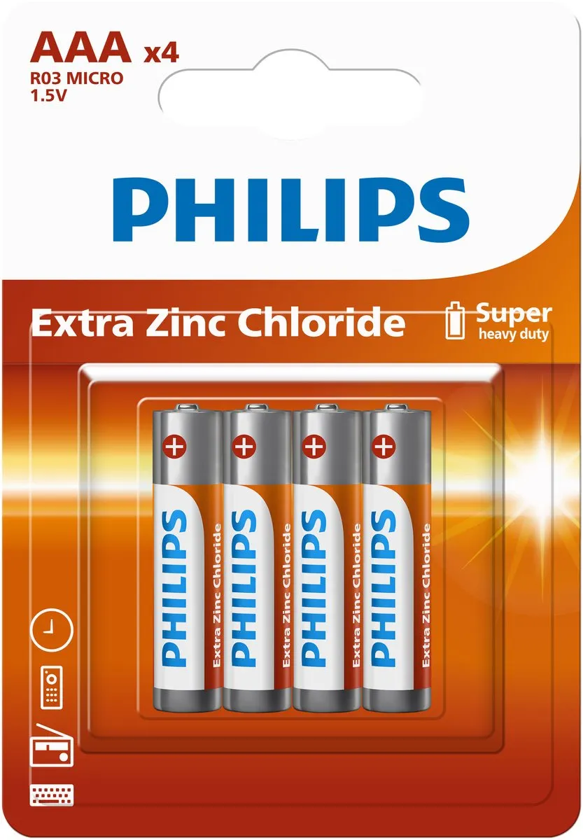 Philips LongLife AAA Batterij 4 Stuks - afbeelding 6 van 6