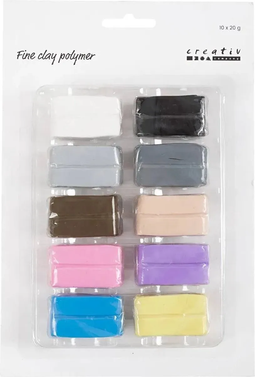Creativ Company Fijne Polymeerklei 10x20gr