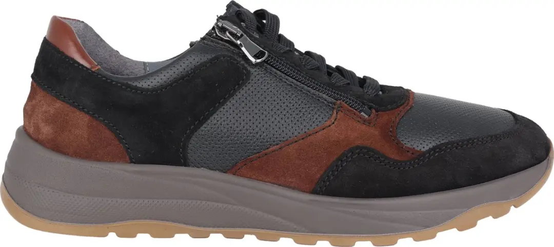 Heren Sneakers Waldlaufer K-john 662001-400-709 Zwart - Maat 8½ - afbeelding 2 van 6