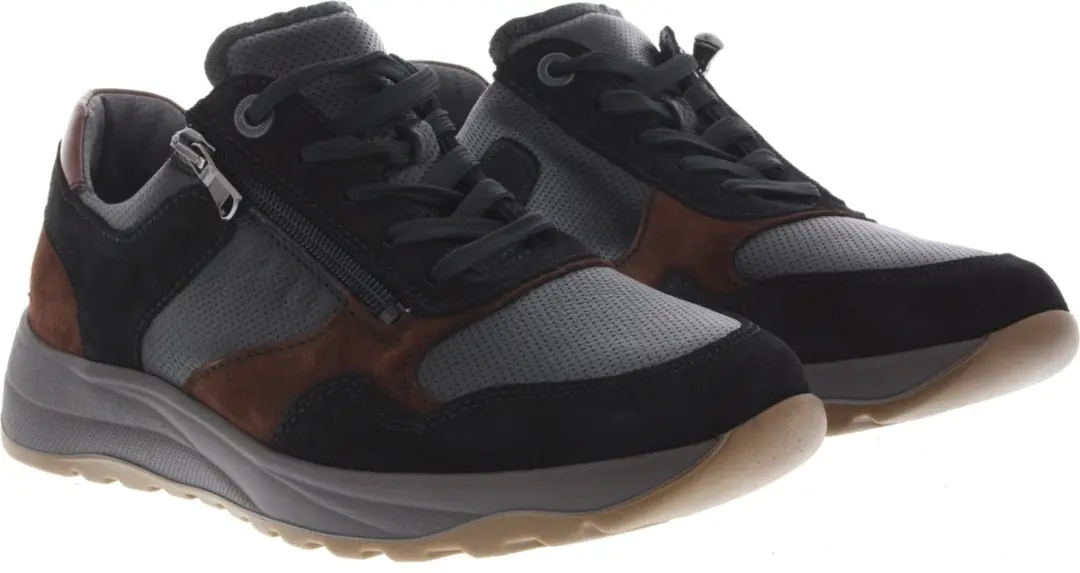 Heren Sneakers Waldlaufer K-john 662001-400-709 Zwart - Maat 9 - afbeelding 3 van 6