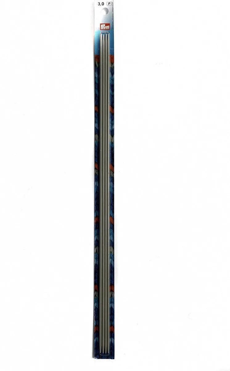Prym Kousenbreinaalden Aluminium - 2 Punten - Grijs
