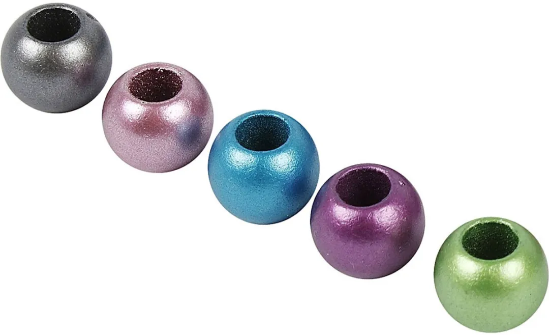Creativ Company Metallic Kralen 10mm - 1000 Stuks - Multicolor
