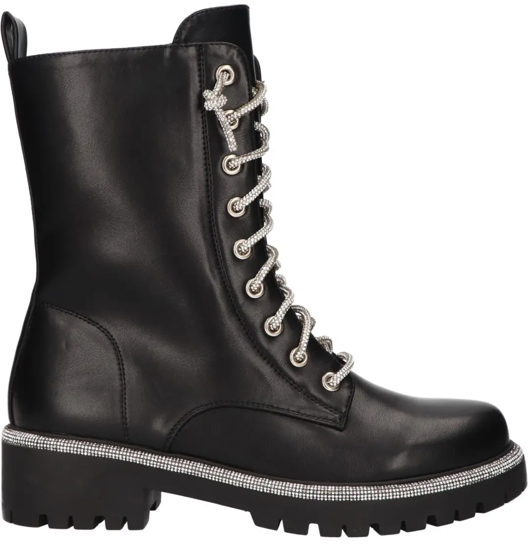 La Strada Bootie Zwart Synthetisch